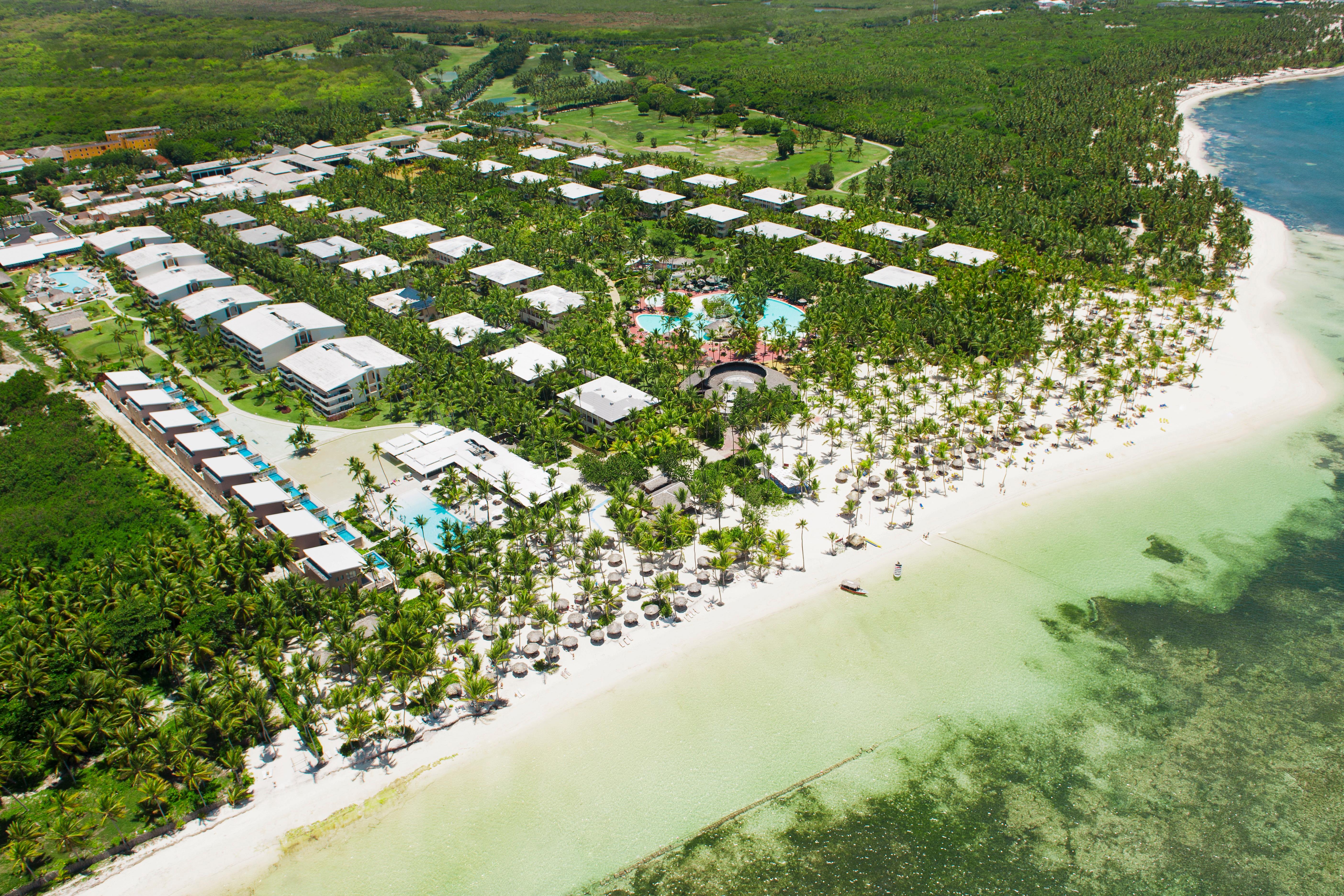 Catalonia Punta Cana Exterior foto Aerial view of the resort